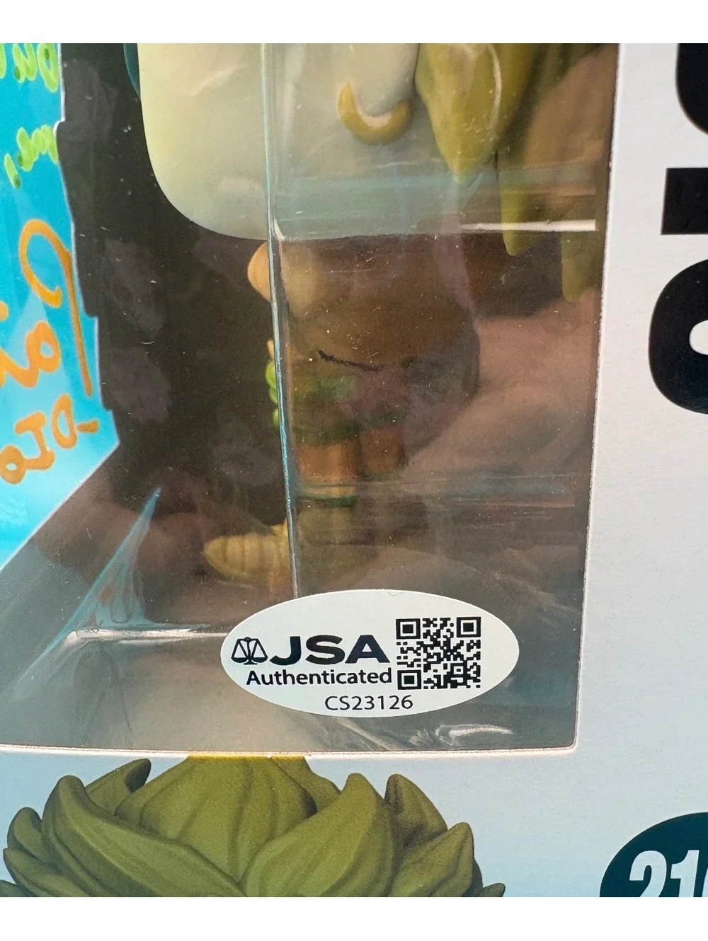 Patrick Seitz signed Dio JoJo's Bizarre Adventure Funko pop 2109 with JSA COA